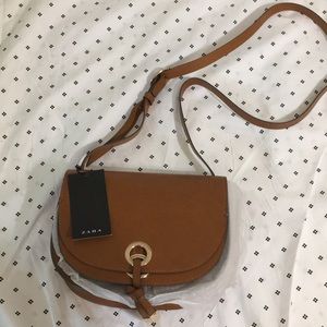 Zara Crossbody Faux Leather Bag